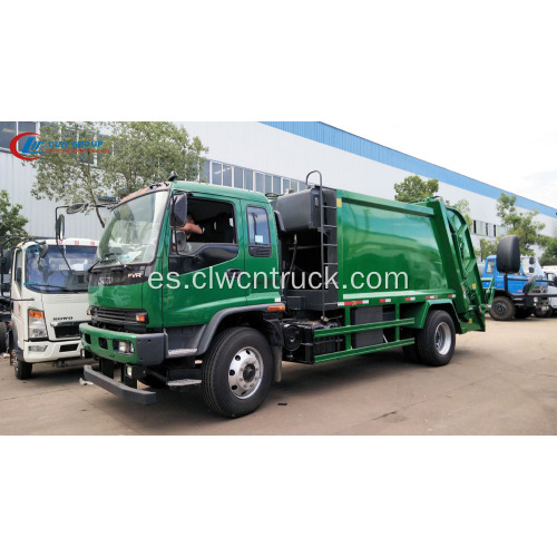 Exportación a Myanmar ISUZU 12cbm Camión compactador de basura